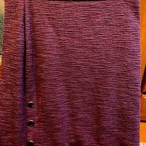 Eye catching purple Ann Taylor A-Line skirt